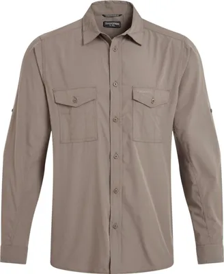 Image de Chemise outdoor Craghoppers Kiwi II NosiDefence pour homme, taille : XXXXL, couleur : Pebble