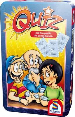 Produktbild von Quiz für die ganze Familie | Metalldose