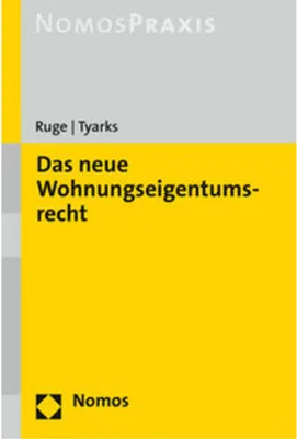 Produktbild von Das neue Wohnungseigentumsrecht