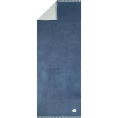 Produktbild von Egeria Saunatuch Ben l Größe 75x200 cm l Farbe 368 Blue Rock l Reine Baumwolle