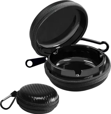 Produktbild von Taschenaschenbecher, Tragbarer Aschenbecher, Taschenascher Mit Deckel, Reise Aschenbecher Mit Schlš¹sselanh?nger fš¹r Outdoor, Camping (1)