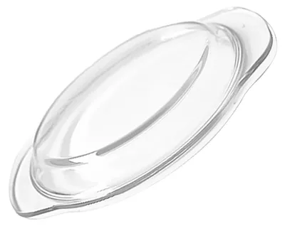 Image de Couvercle en verre pour micro-ondes - Couvercle anti-éclaboussures 26x23 cm - Couvercle pour micro-ondes - Couvercle pour aliments - Réutilisable - Transparent