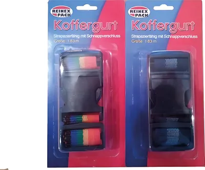 Produktbild von Koffergurt bunt 183 x 3,5cm 4068400054043