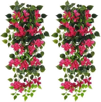 Immagine prodotto di Composizioni floreali artificiali a cascata - Resistenti ai raggi UV - Decorazioni per interni ed esterni