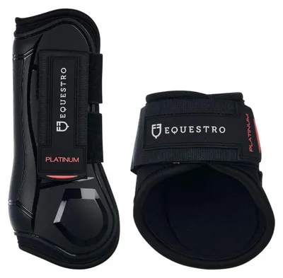 Produktbild von Equestro Gamaschen und Streichkappen Tendon Boots Springamaschen Schwarz Full