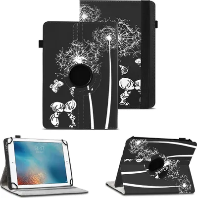 Produktbild von Tablet Hülle für Apple iPad 2025 Schutzhülle Tasche Case Cover 360 Grad DrehbarFarben:Motiv 12