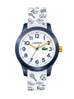 Produktbild von Lacoste Analog Quarzuhr für Kinder Kollektion LACOSTE.12.12 Kids mit Weisses Sil