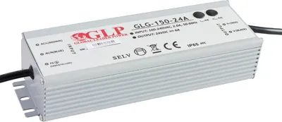 Obrázek produktu pro GLP GLG-150-24A - LED-Netzteil, 151,2 W, 24 V DC, 6,3 A, IP65, CV+CC
