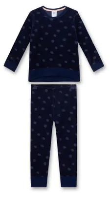 Produktbild von Sanetta Mädchen Nicki-Schlafanzug Blau Smileys 98