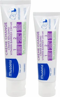 Produktbild von Mustela Pack Creme Wickelzone 123 100ml + Creme Wickelzone 123 50ml
