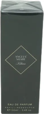 A dark gray box for a perfume refill.