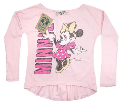 Produktbild von Junk Food - Oberteil für Mädchen  Langärmlig NS7957 (M) (Pink)