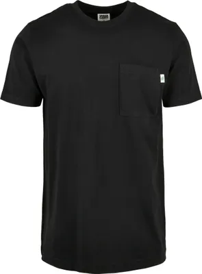 Produktbild von Urban Classics - ORGANIC Baumwolle Pocket Shirt schwarz - S