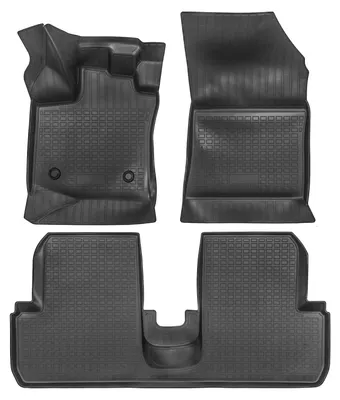Immagine prodotto di Tappeti Tappetini Auto In Gomma Per Dacia Lodgy 2012-2017 3-Pcs NORM Liners