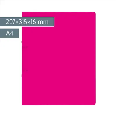 Produktbild von BRUNNEN Ringbuch A4 FACT!, 16 mm, 2 Ringe, pink