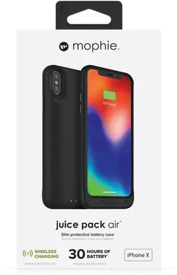 Produktbild von Mophie Qi kabelloses Ladegerät für Apple iPhone X/XS - Schwarz