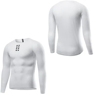 Zdjęcie produktu dla Męska koszulka kolarska typu base layer z długim rękawem Męska szybkoschnąca kamizelka kolarska