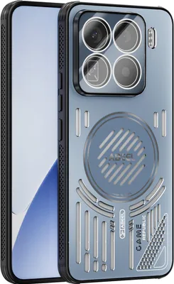 Immagine prodotto di Custodia magnetica per Xiaomi 15 Pro in alluminio antiurto custodia protettiva con dissipazione del calore e pellicola per lenti Blu