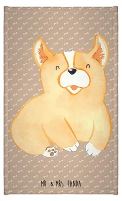 Produktbild von Mr. & Mrs. Panda Handtuch Corgie - Hundeglück - Geschenk, Corgi, gäste wc, Frotteetuch, Bellen, Spruch, Gäste-WC, Klein, Gästehandtuch Bunt, Motivation, Hund, Sprüche
