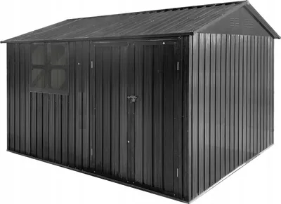 Zdjęcie produktu dla Domek narzędziowy GARAŻ Z OKNEM DOMEK DO OGRODU 313x260x206cm Schowek Szopa