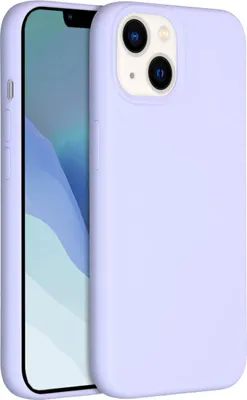Zdjęcie produktu dla Accezz Liquid Silicone Backcover z MagSafe dla Apple iPhone 14 / 13 - fioletowy