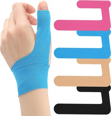 Produktbild von INF Handgelenk Muskelstützband - 8 Stück, Leichte & Elastische Kompression