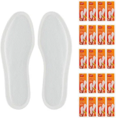 Productafbeelding van Warme zelfverwarmende inlegzolen voor schoenen - 20 paar, extra groot, thermische zooltjes tot 8 uur