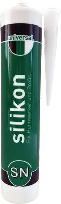 Produktbild von BOSTIK Universal-Silikon SN K weiß 310 ml Kartusche - 12004455