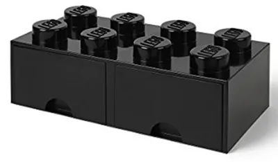 Produktbild von Room Copenhagen R.C. LEGO Brick Drawer 8 schwarz| 40061733