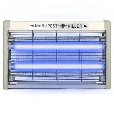 Obrázek produktu pro mafiti Elektrický zabiják hmyzu 20W Mosquito Killer Mucholapka s UV světlem pro kuchyň Dům Dvůr Šedá