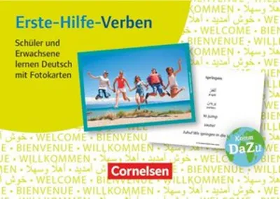 Produktbild von Erste-Hilfe-Verben: Schüler und Erwachsene lernen Deutsch mit Fotokarten