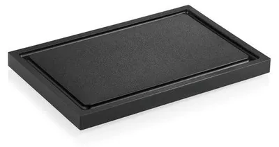 Productafbeelding van Snijplank NOCTURN, met opvangrand, 30 x 20 x 2 cm, zwart, polypropyleen
