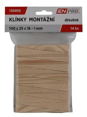 Produktbild von Montageschlüssel aus Holz, 55 x 20 x 6 - 0 mm, 20 Stück, ENPRO