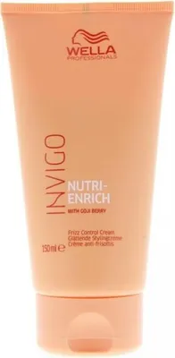 Produktbild von Wella Professionals INVIGO Nutri-Enrich Frizz Control Cream 150ml, Haarcreme, Frauen, Alle Haare, 150 ml, Anti-Frizz, Feuchtigkeitsspendend, Nährend, Schutz, Glanz, Weichmachend, Verstärkung, Tube