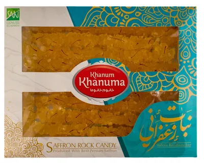 Produktbild von Khanum Khanuma- Kandis mit Safran 700gr