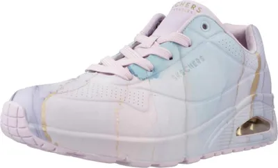 A single Skechers sneaker is shown from the side against a white background.