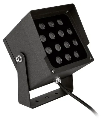 Produktbild von 31-W-LED-Projektor GES2234 mit einstellbarer Farbtemperatur (CCT 3000K/4000K/6500K), Gehäuse aus anthrazitgrauem Aluminiumdruckguss – Gealuce