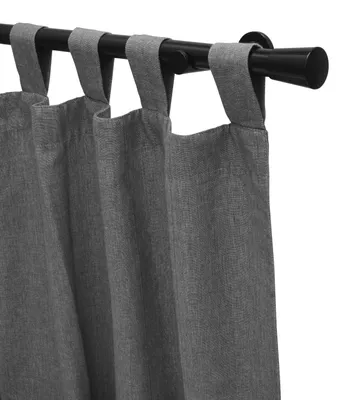 Produktbild von Gardinia Gardinenstangen-Set Korfu 1-Lauf, Ø 28 mm Schwarz