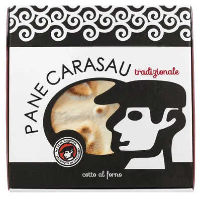 Produktbild von Pane Carasau, traditionelles dünnes knuspriges Fladen-Brot aus Sardinien, 250g, Guttiau