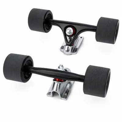 Produktbild von 2 Mach1 Longboard-Achsen inkl. 4 BigWheel-Rollen