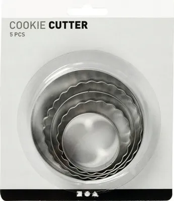 Immagine prodotto di Tagliabiscotti cerchio 8 cm 5 pezzi