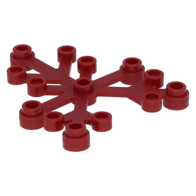 A single red LEGO® piece is shown against a white background.