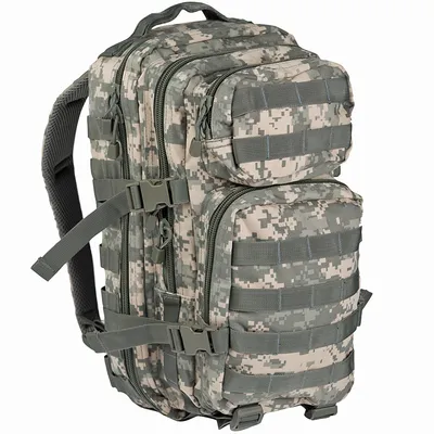 Produktbild von Sturmrucksack mit einem Fassungsvermögen von 20 Litern in der Farbe Acudigital 100% Polyester Miltec 50211