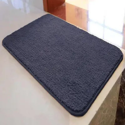 Immagine prodotto di Tappeto da bagno antiscivolo, assorbente, morbido e peloso, 120 x 160 cm, color grigio scuro