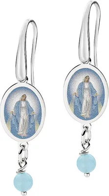 Immagine prodotto di Orecchini Ciondolo Amen Collezione Argento Devozione - donna