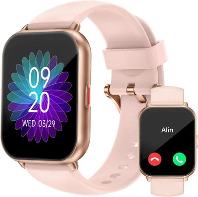 Produktbild von RUIMEN Smartwatch 1.85" Display mit Telefonfunktion, Fitnessuhr mit SpO2 & Herzfrequenz, 110+ Sportmodi, IP68 wasserdicht