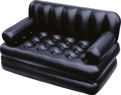 Zdjęcie produktu dla Sofa dmuchana, czarny materac, rozkładany fotel, Air Bed Multi 5w1 188x152x64 cm Bestway 75054