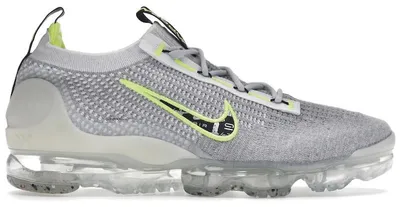 Zdjęcie produktu dla Nike Air VaporMax 2021 FK, kolor: szary (Wolf Grey), biały, żółty (Volt) - rozmiar EU 46