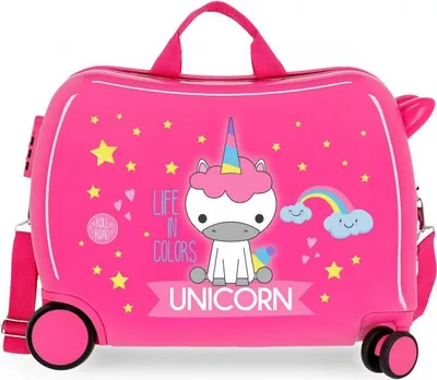 Produktbild von Kinderreisekoffer auf Rollen / Kinderwagen LITTLE ME UNICORN, 34L, 4749867