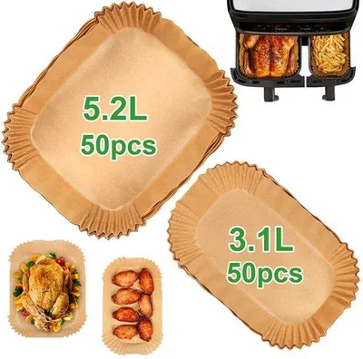Obrázok produktu pre Papier do fritézy 100 ks, 8,3 l, príslušenstvo pre fritézu